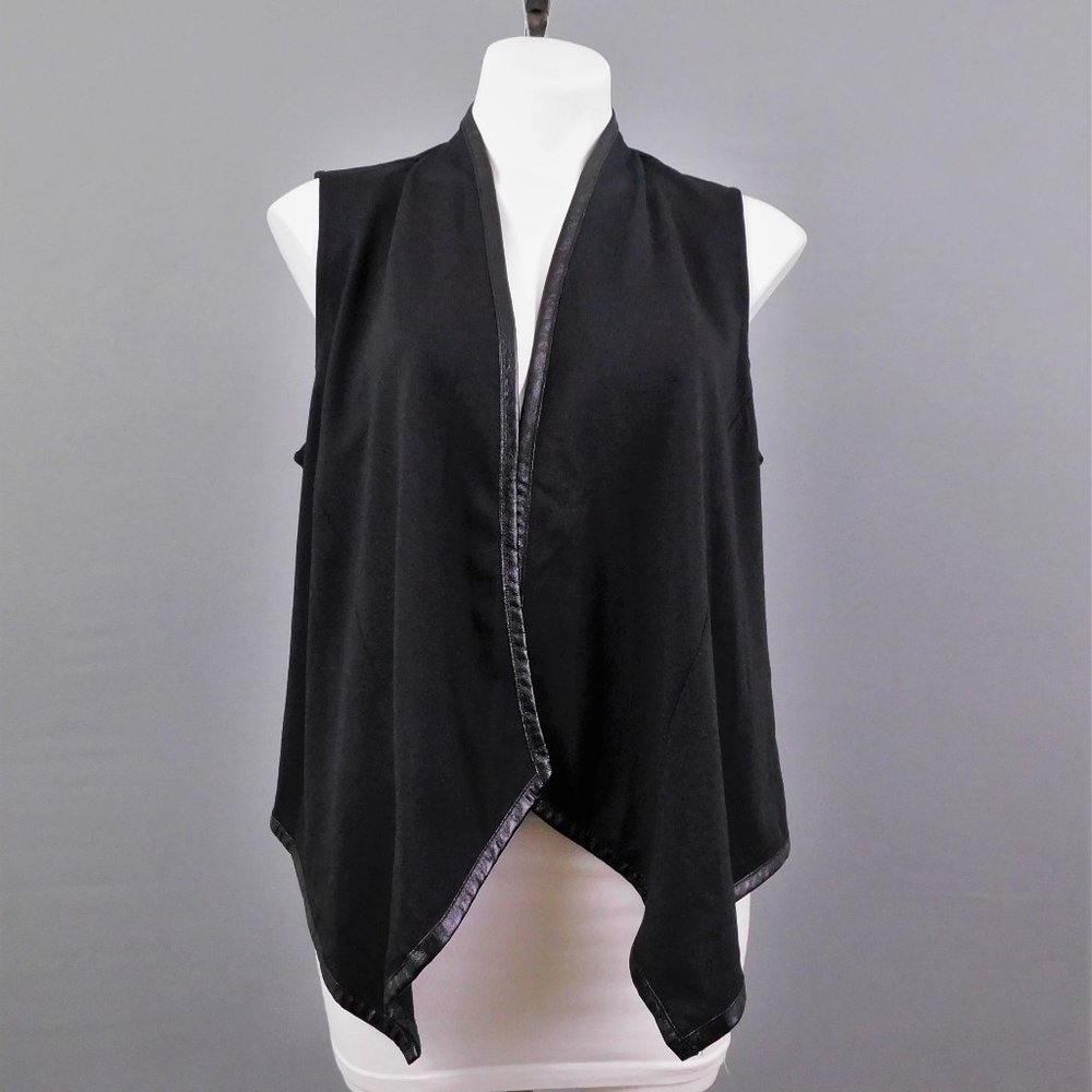 Attention Women Cardigan Vest‎ Black L